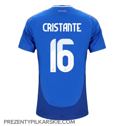Stroje piłkarskie Włochy Bryan Cristante #16 Koszulka Podstawowej ME 2024 Krótki Rękaw